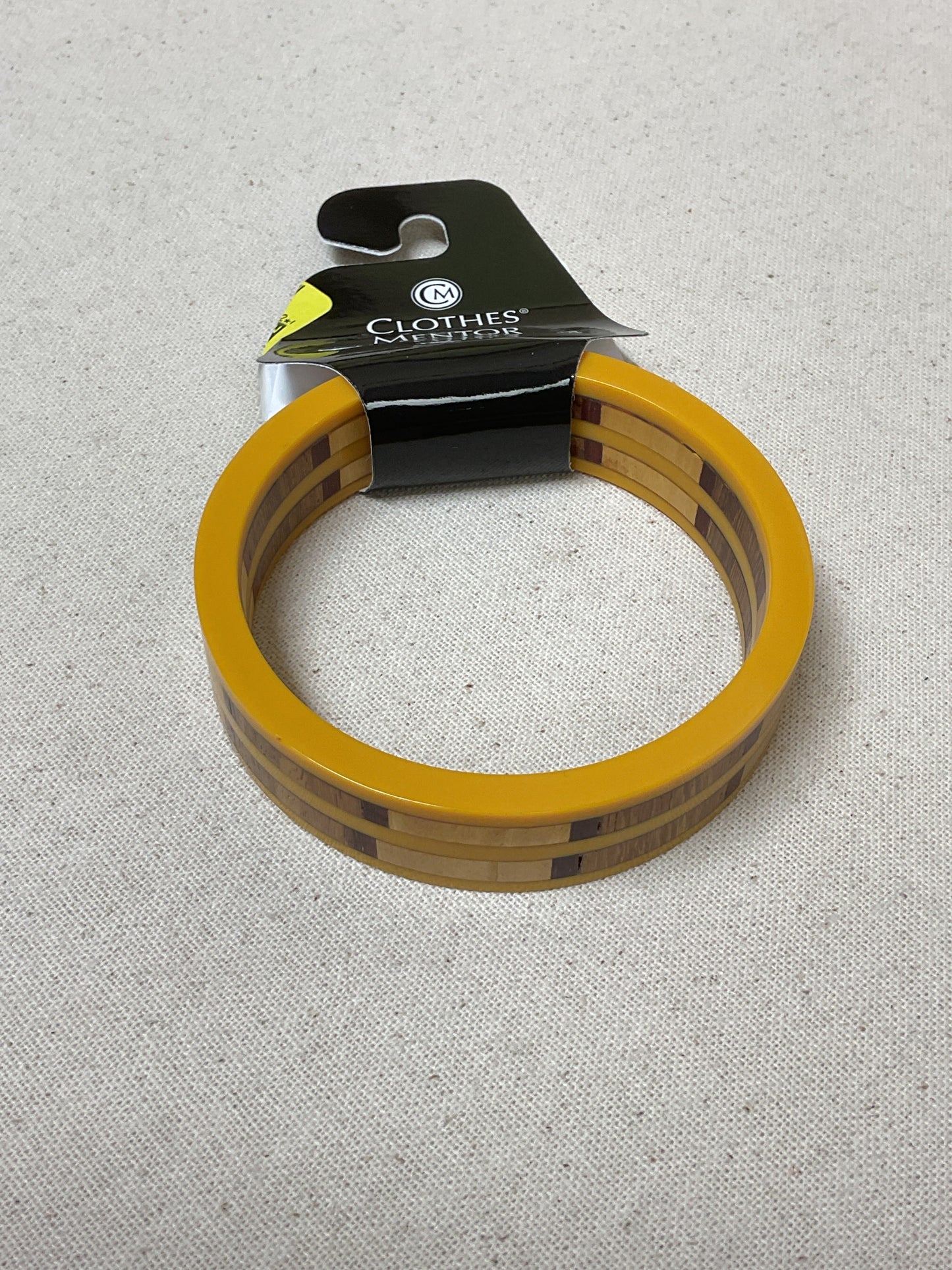 Bracelet Bangle By Clothes Mentor In Brown & Yellow