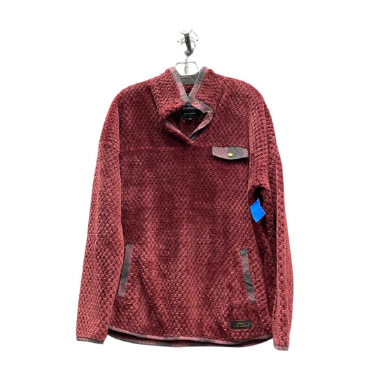 Sweater By Simply Southern In Maroon, Size:Xl
