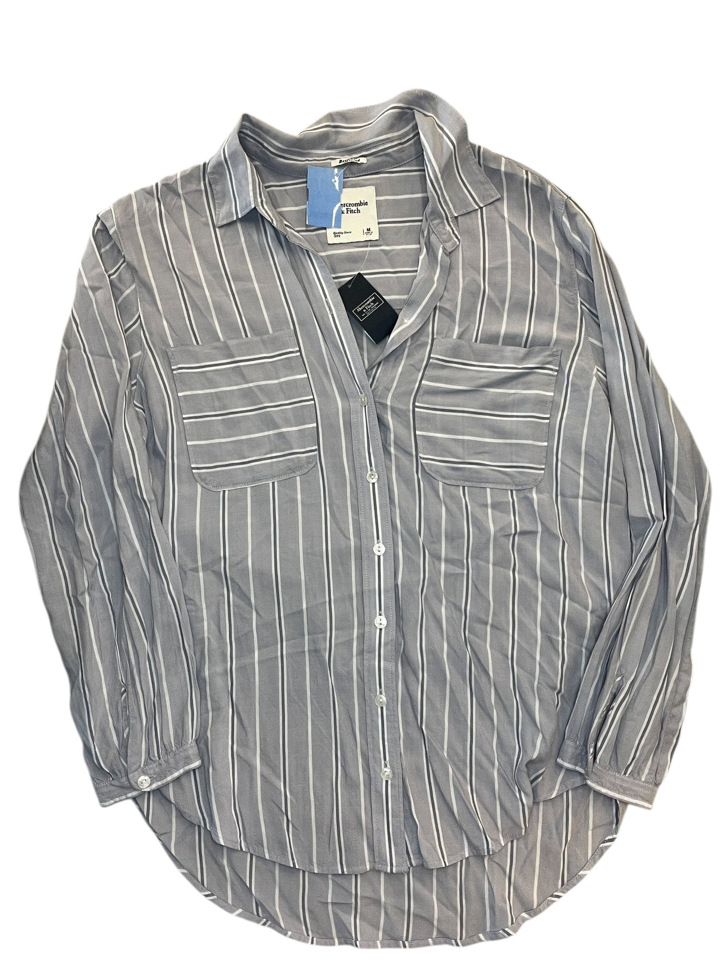 Top Ls By Abercrombie And Fitch In Striped Pattern, Size:M
