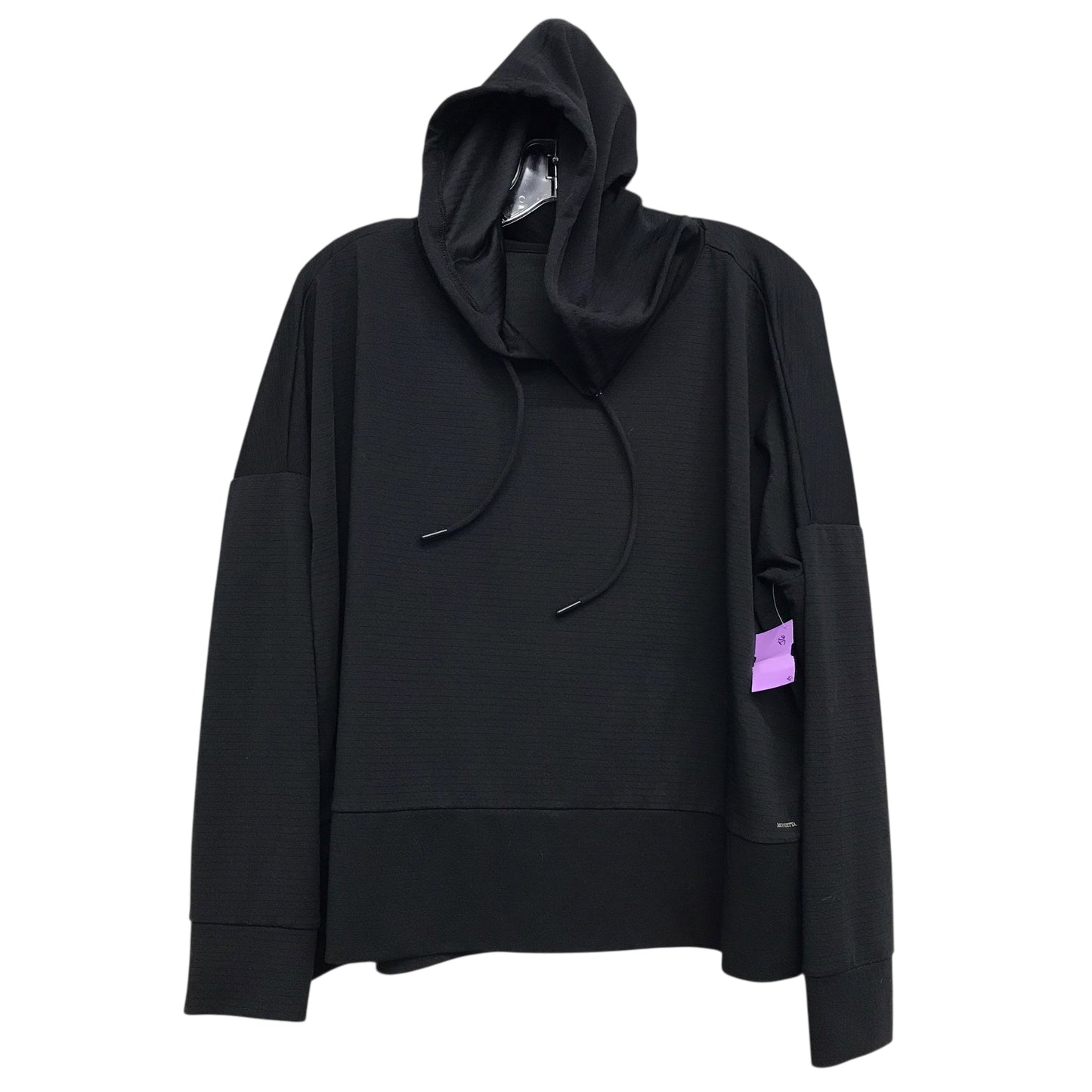 Athletic Sweatshirt Hoodie By Mondetta In Black, Size:M