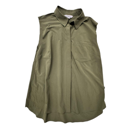 Top Sleeveless By Athleta In Green, Size:M
