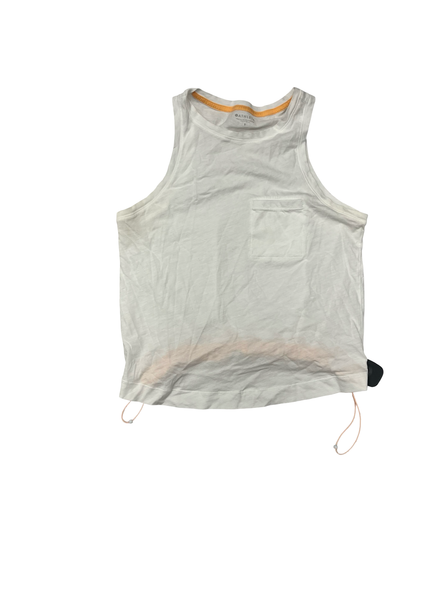Athletic Tank Top By Athleta In White, Size:S
