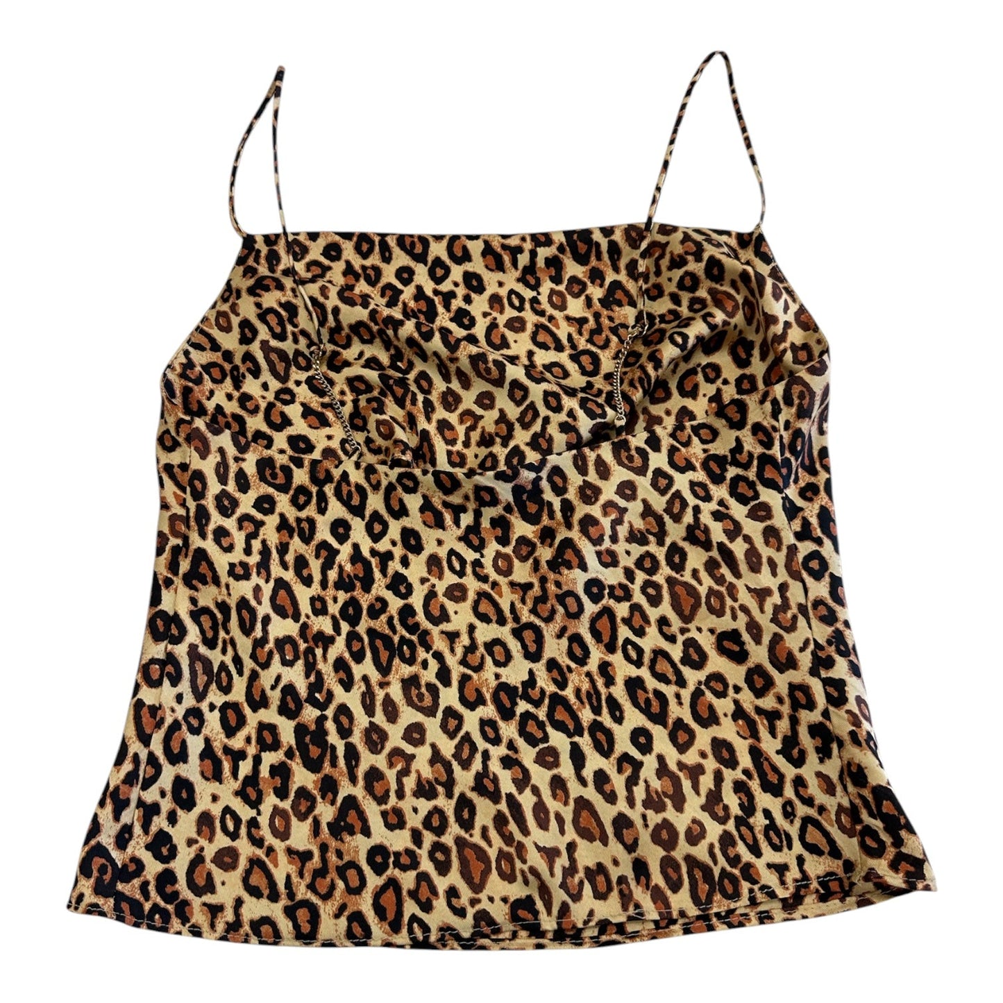 Top Sleeveless By Zara In Animal Print, Size:Xs