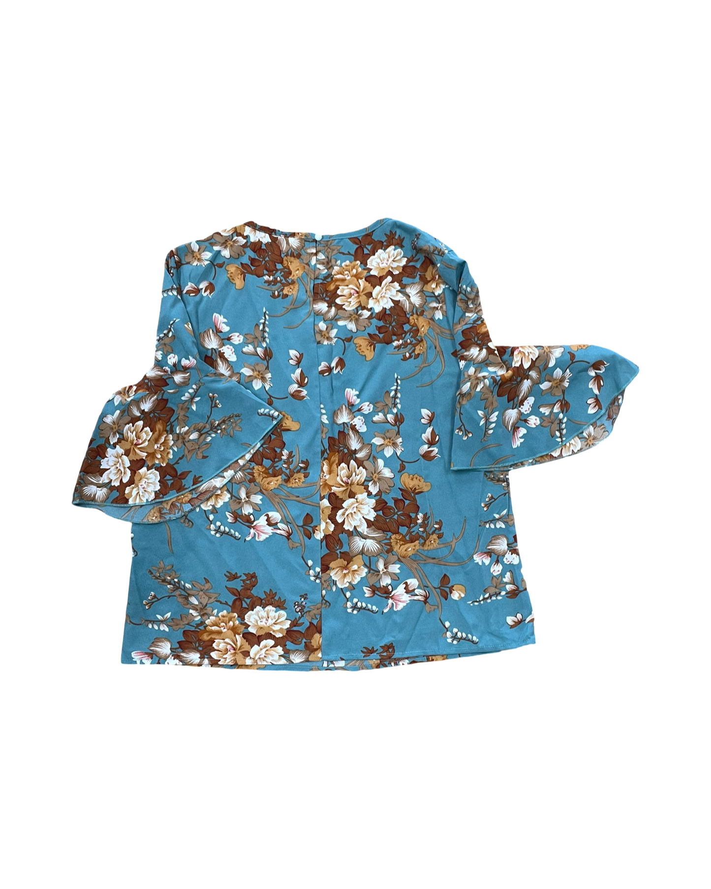 Top Ss By Shinestar In Blue & Orange, Size:L