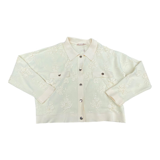 Blazer By Esqualo In Cream, Size:L