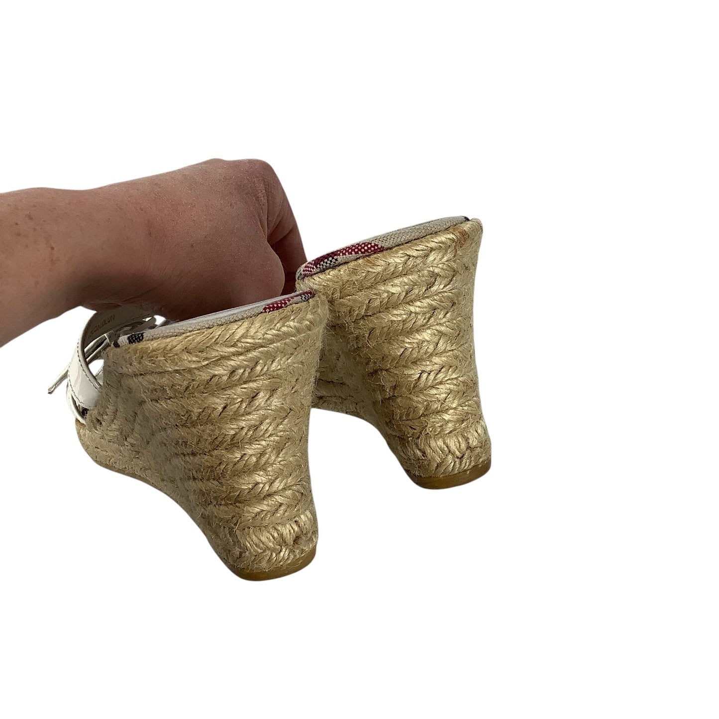 Shoes Luxury Designer By Luxury Designer In White, Size: 10.5 (41)