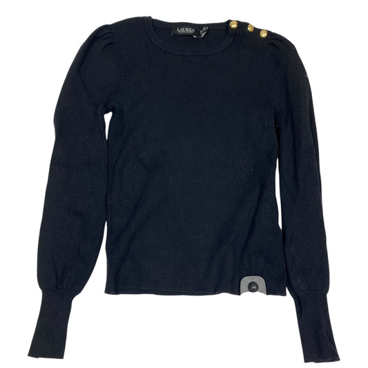 Top Ls By Lauren By Ralph Lauren In Black, Size:S