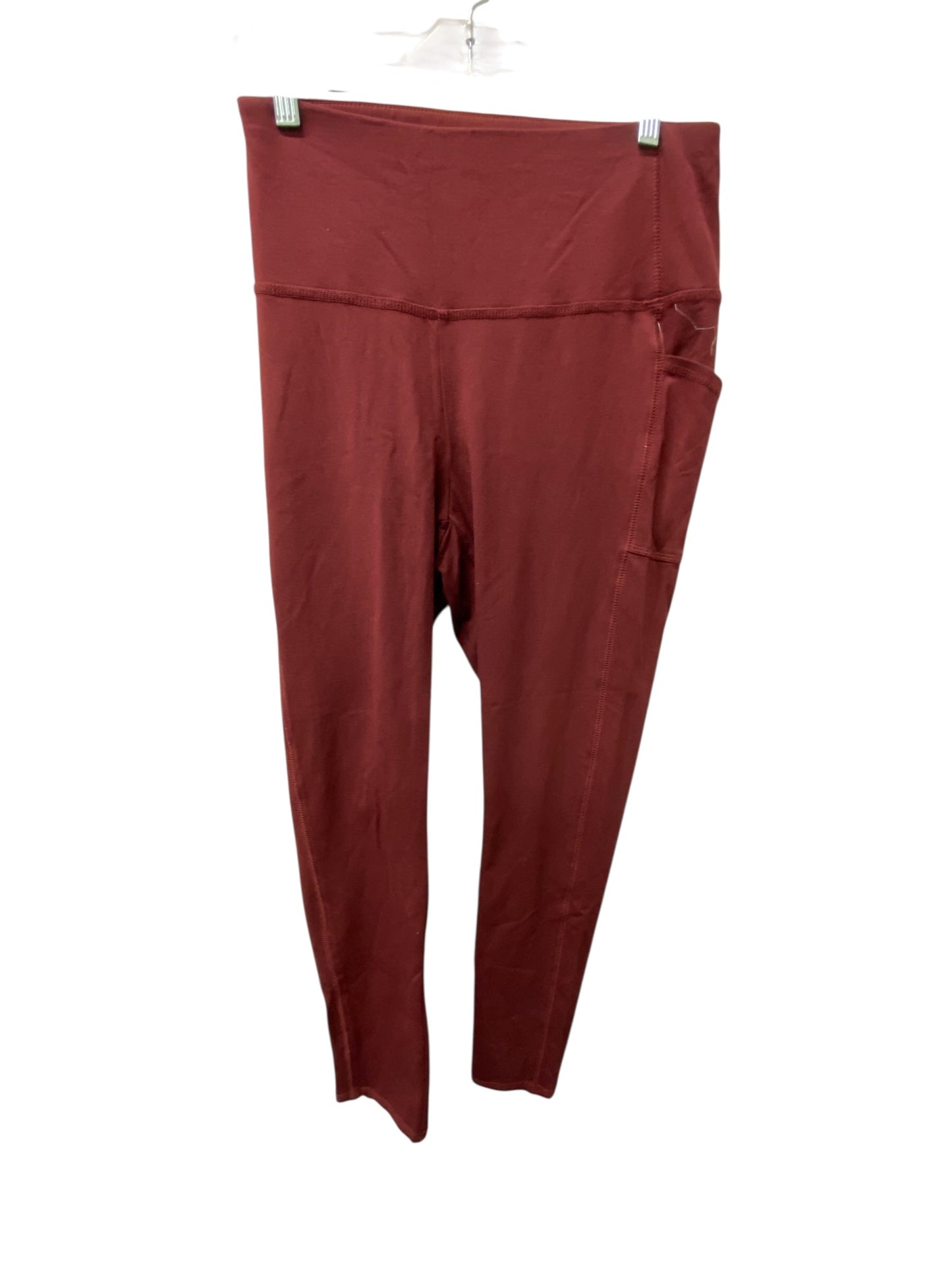 Athletic Leggings By Chicos In Red, Size:Xl