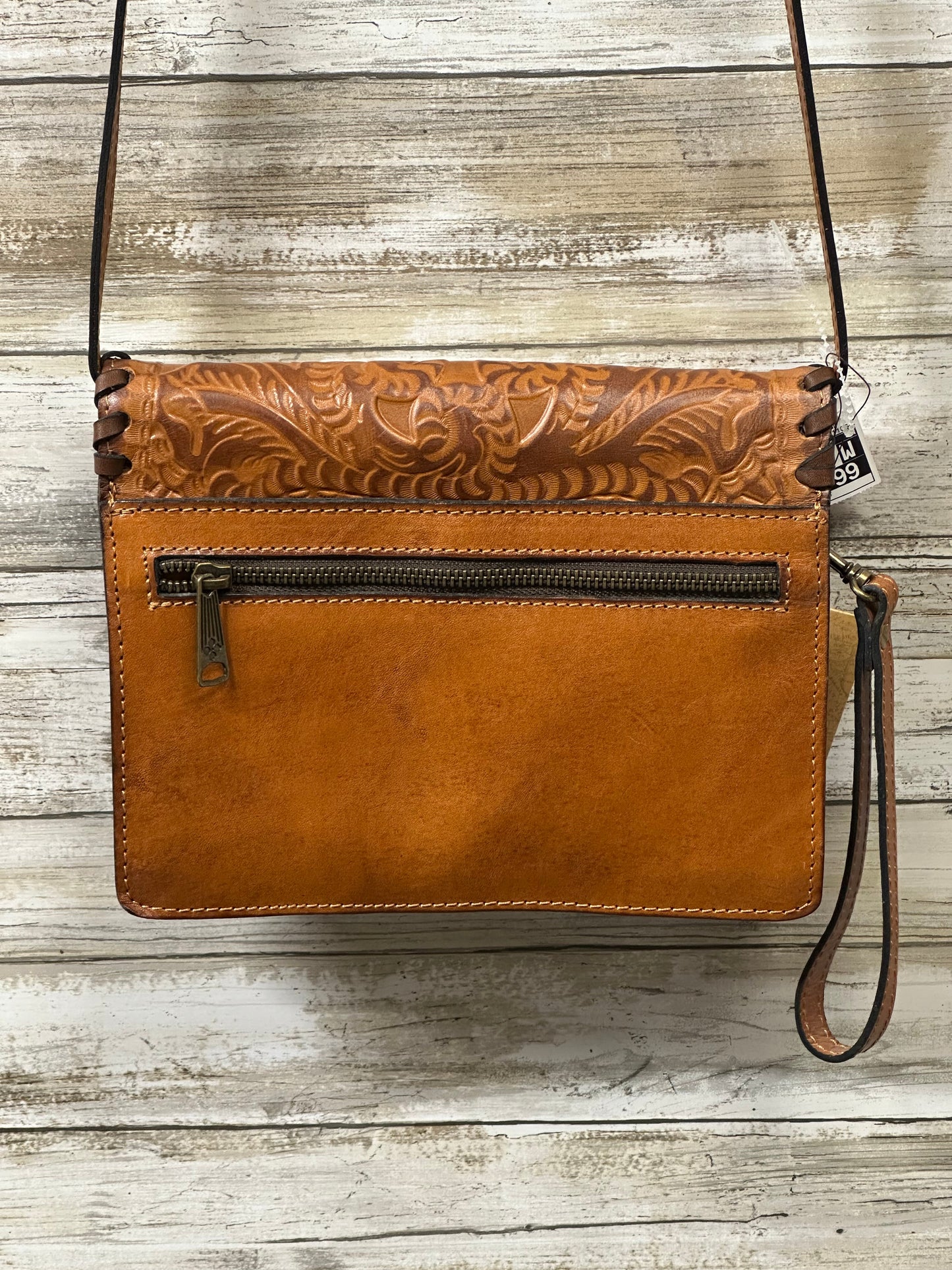 Crossbody Designer By Patricia Nash In Brown, Size:Small