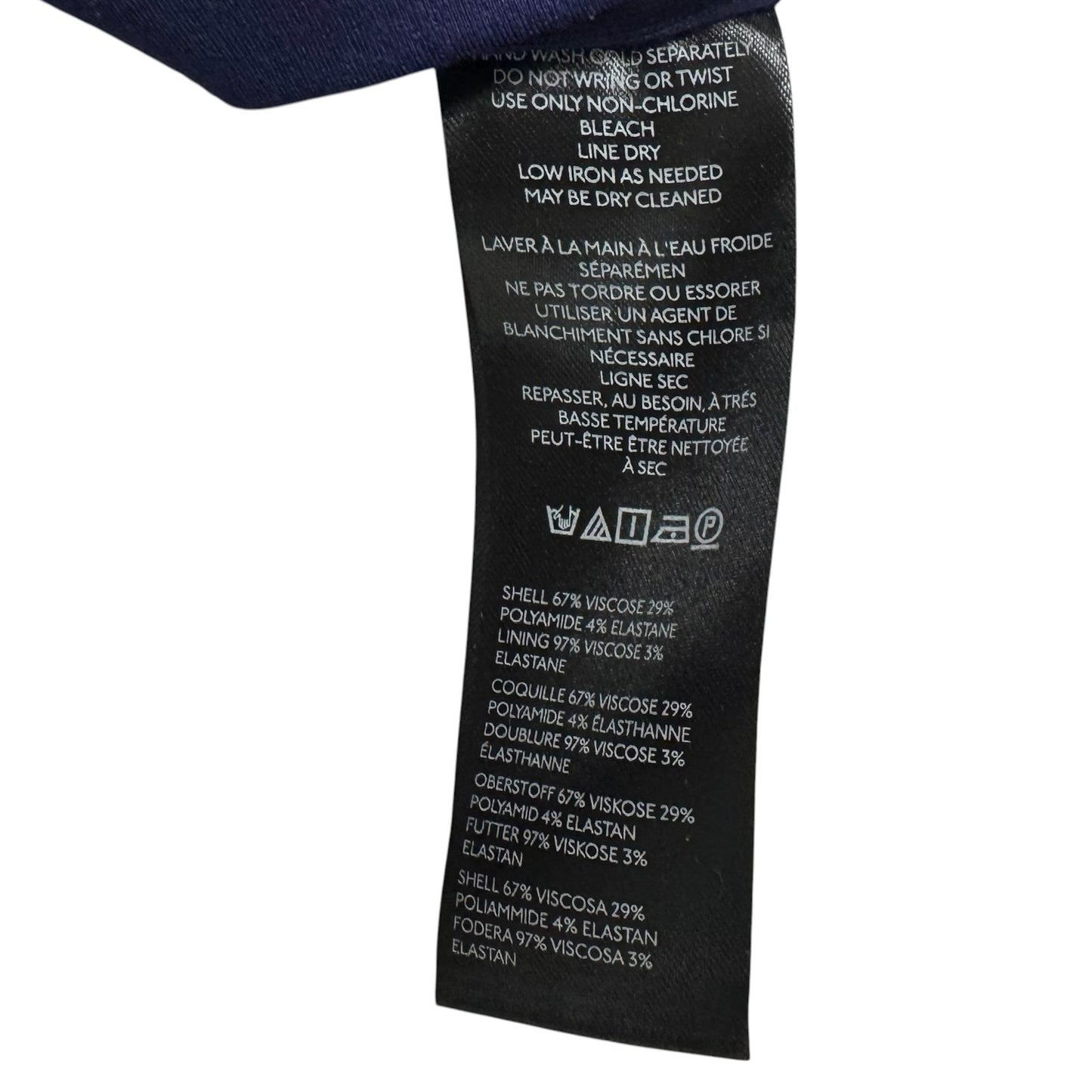 Long-Sleeve Scoop-Neck Mini Dress By Maeve In Navy/Marin, Size: 3x
