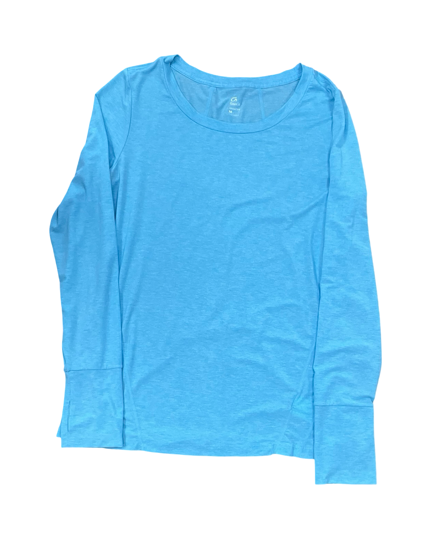 Athletic Top Ls Crewneck By Gapfit In Blue, Size:M