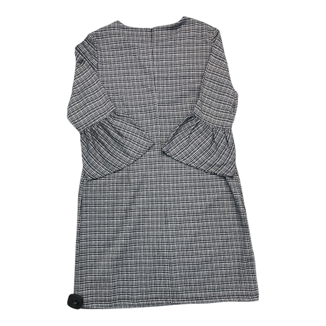Dress Casual Midi By Beachlunchlounge In Black & White, Size:L