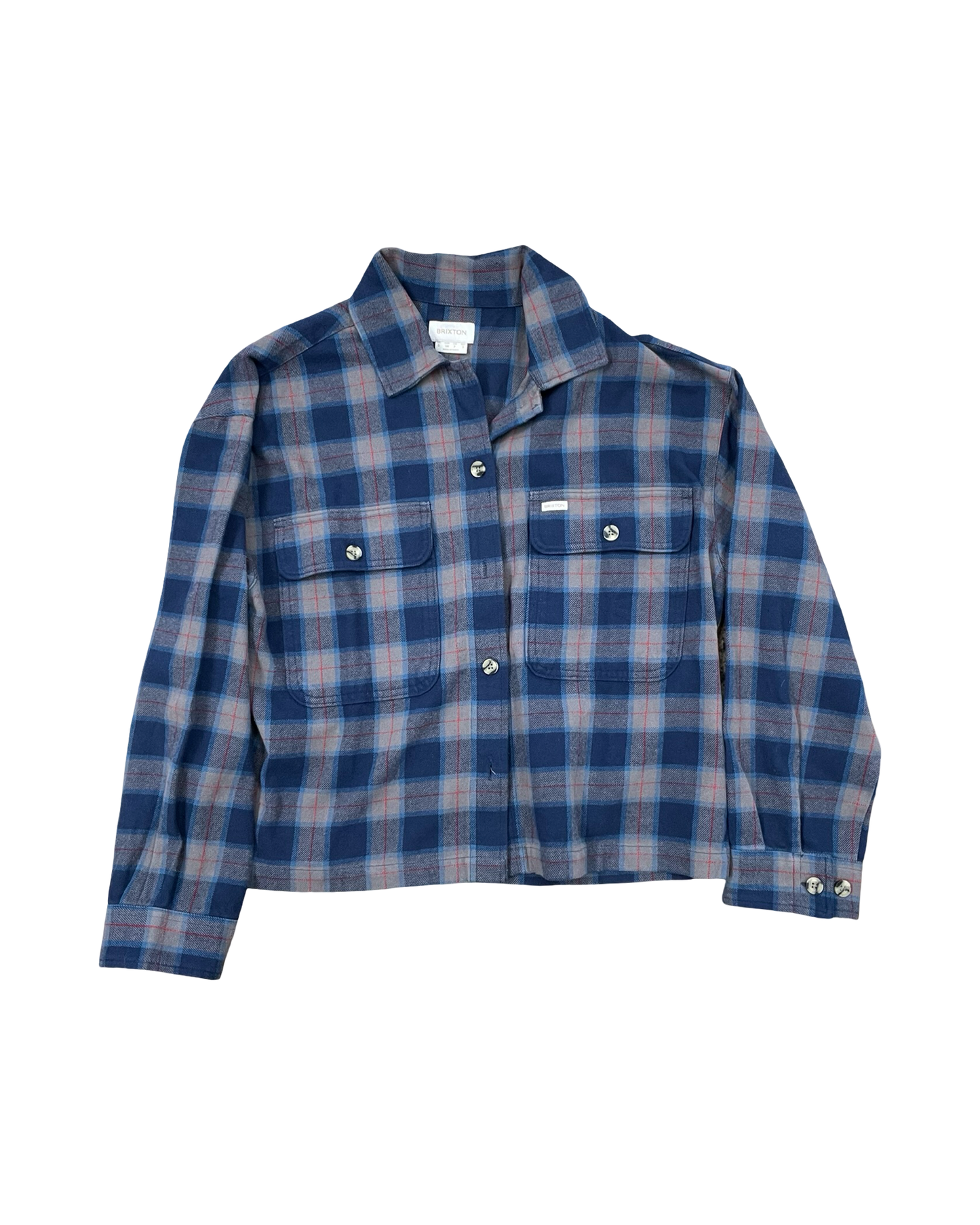 Jacket Other By Clothes Mentor In Blue & Grey, Size:S