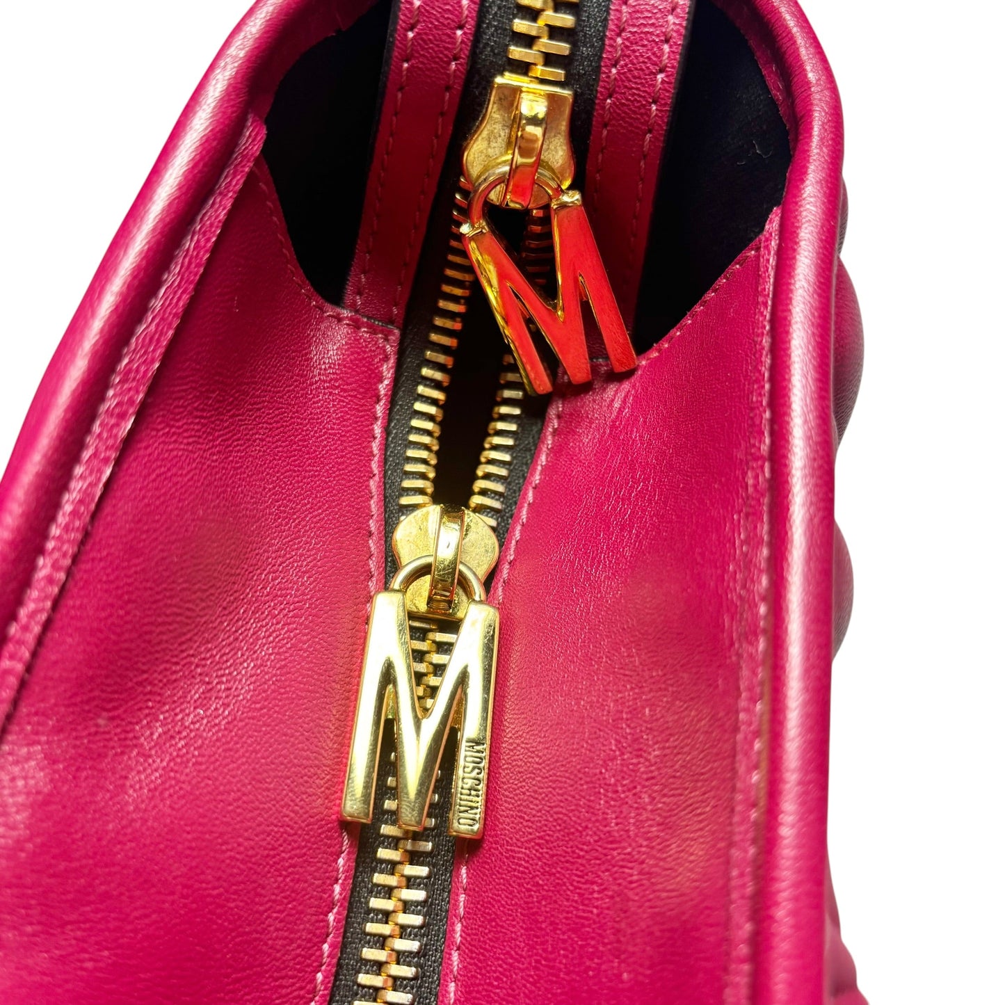 Tote Luxury Designer By Moschino, Size: Large