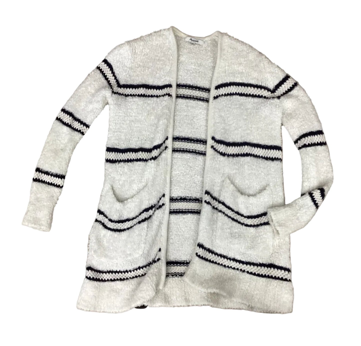 Cardigan By Madewell In Black & Cream, Size:Xxs