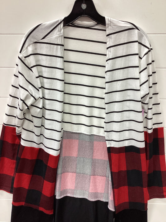 Cardigan By Cmc In Red & White, Size:L