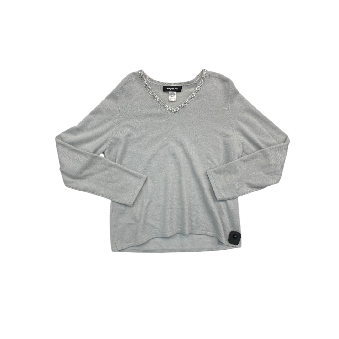 Sweater Cashmere By Jones New York In Blue, Size:Xl