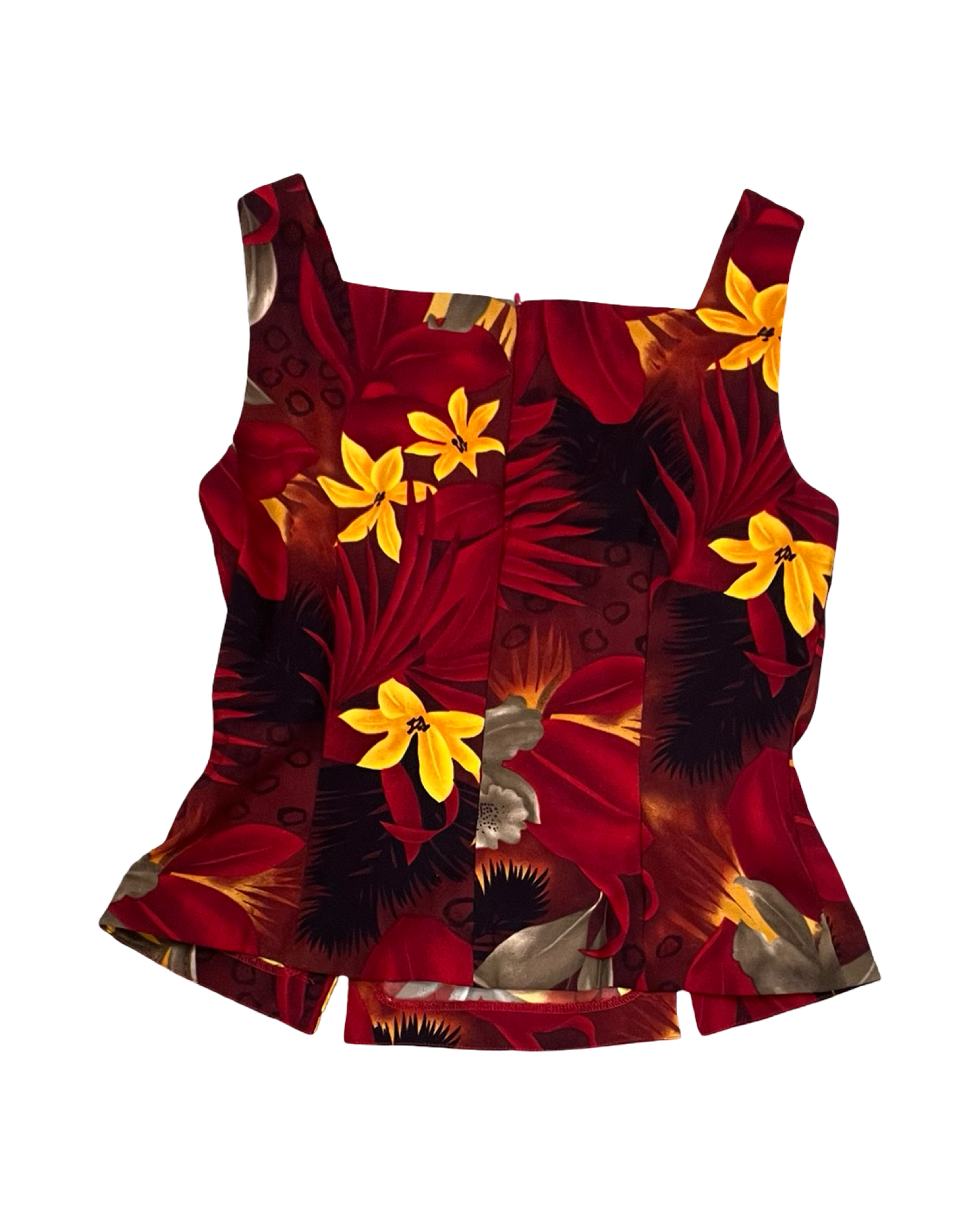 Top Sleeveless By Clothes Mentor In Floral Print, Size:M