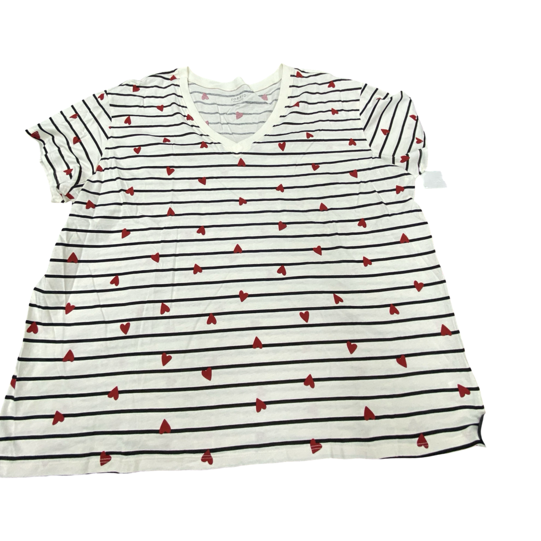 Top Ss By Torrid In Striped Pattern, Size:2X