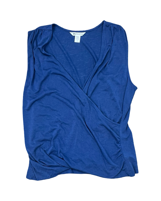 Athletic Tank Top By Athleta In Blue, Size:L