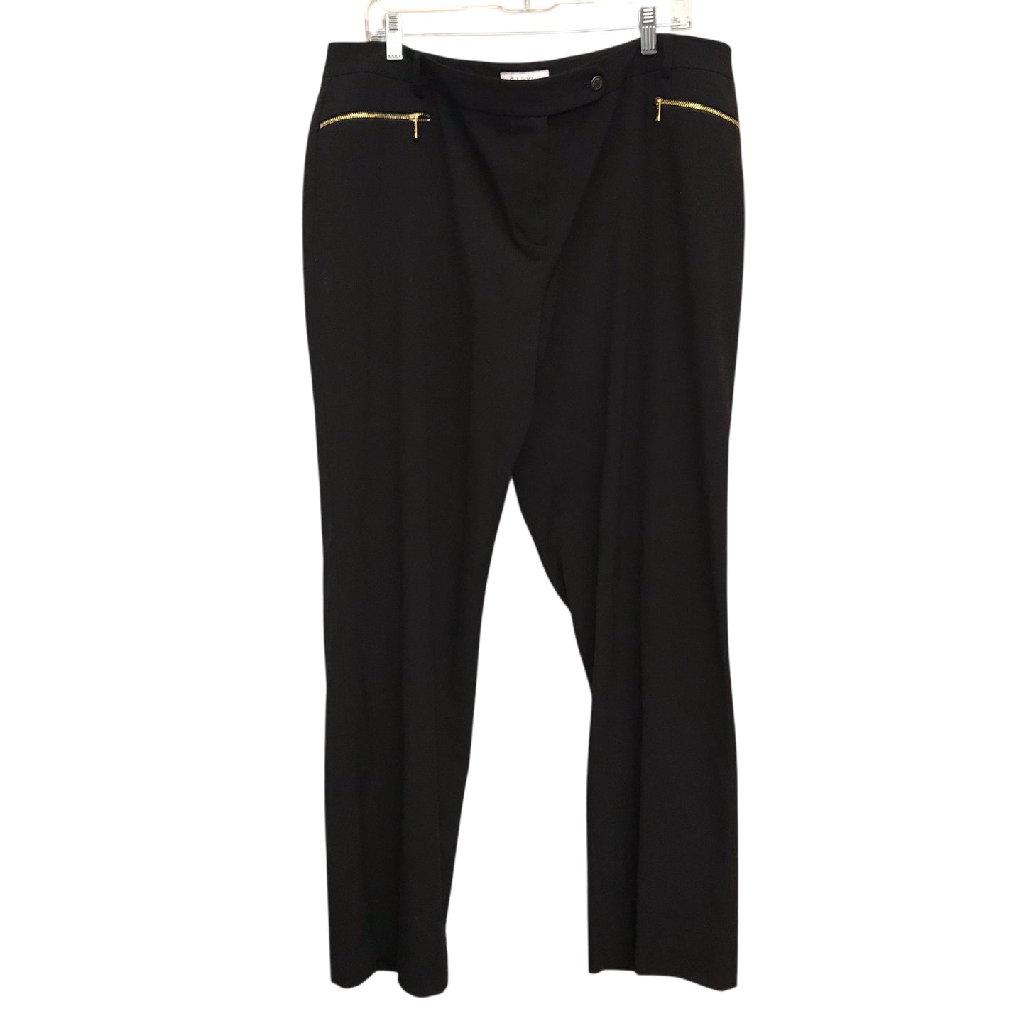 Pants Dress By Calvin Klein In Black, Size:16