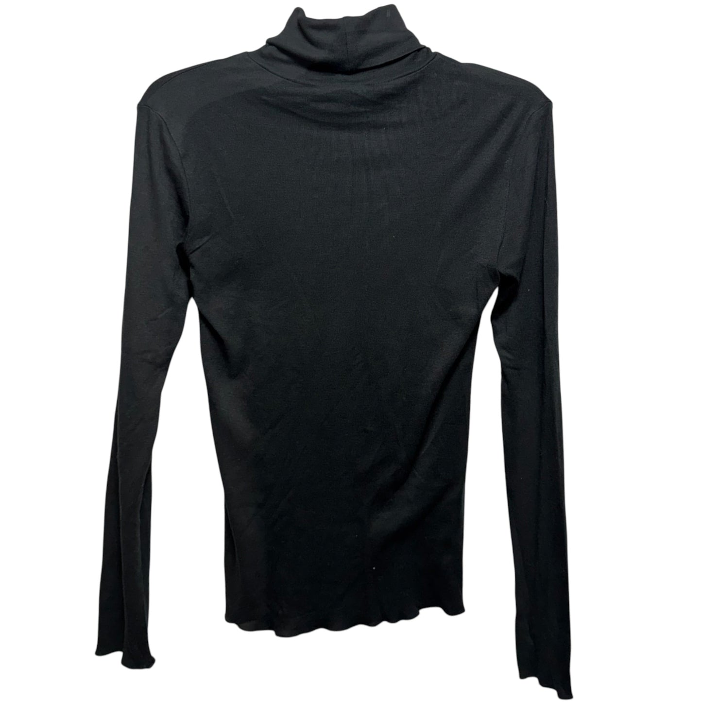 Turtleneck Top Long Sleeve Basic By Ralph Lauren Sport In Black, Size: M