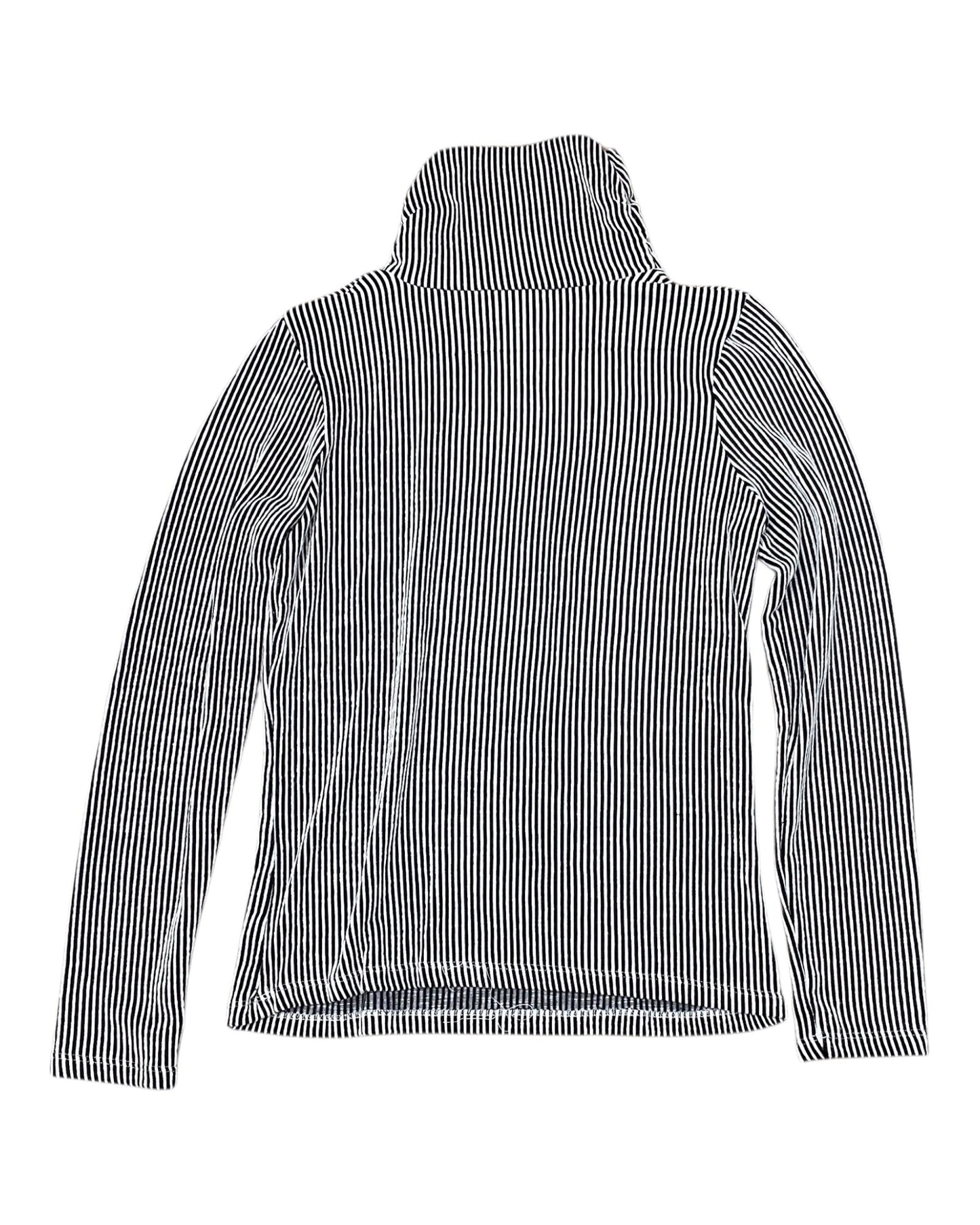 Top Ls By Zenana In Black & White, Size:M