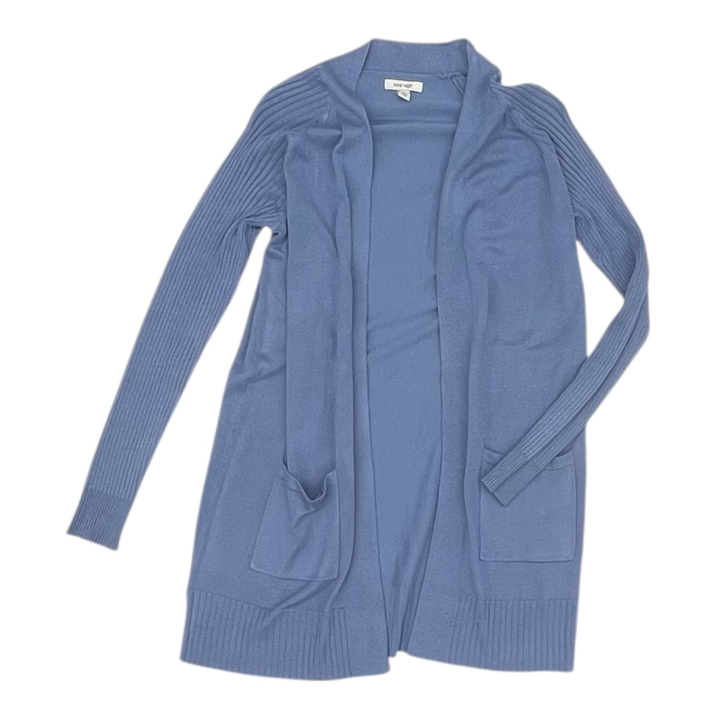 Sweater Cardigan By Nine West Apparel In Blue, Size:M