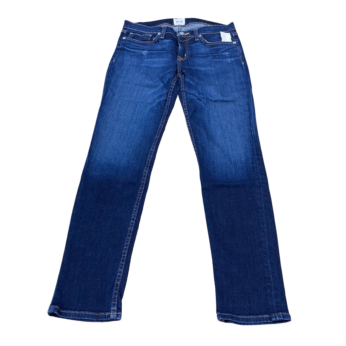 Jeans Straight By Hudson In Blue Denim, Size:8
