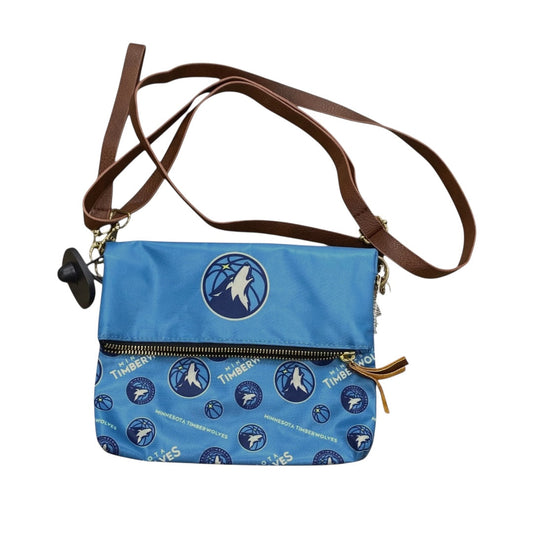 Crossbody By Clothes Mentor In Blue, Size:Medium