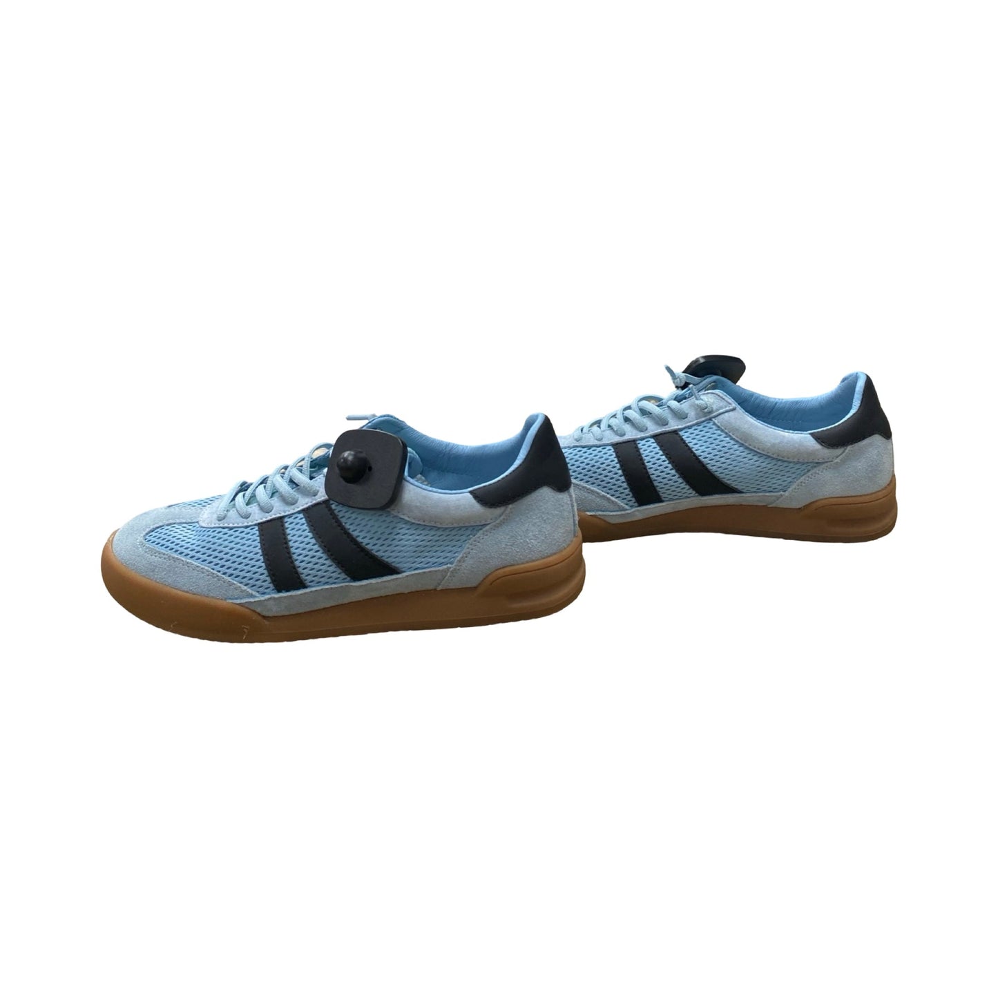 Shoes Sneakers By Steve Madden In Black & Blue, Size:9.5
