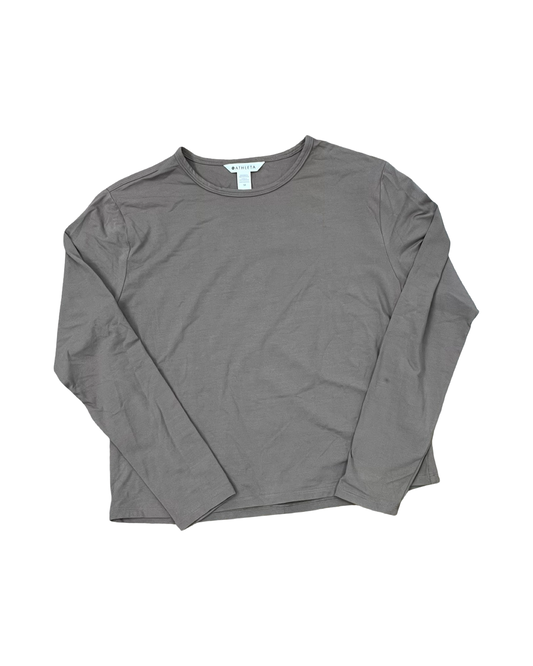 Athletic Top Ls Crewneck By Athleta In Brown, Size:M
