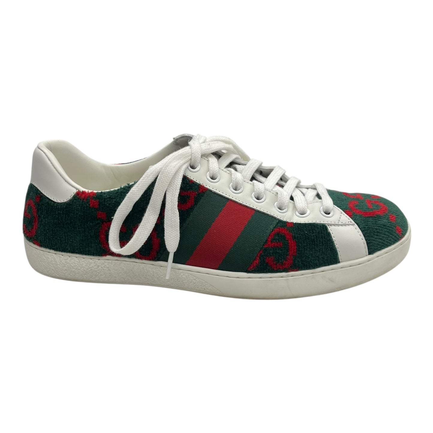 Shoes Luxury Designer By Gucci In Green, Size:10