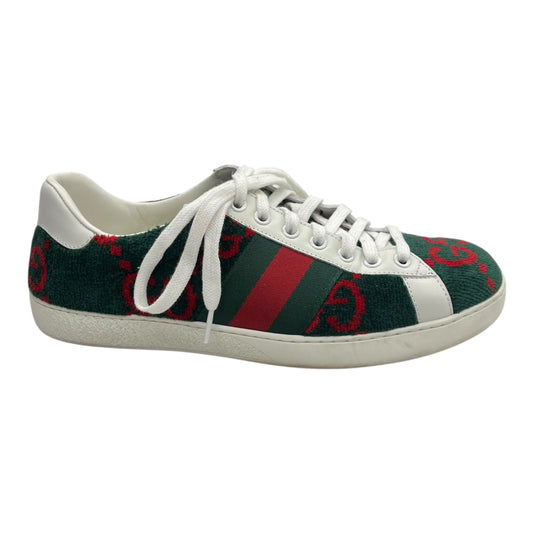 Shoes Luxury Designer By Gucci In Green, Size:10