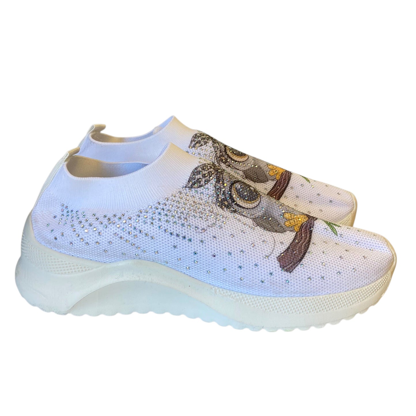Shoes Sneakers In White, Size:12.5