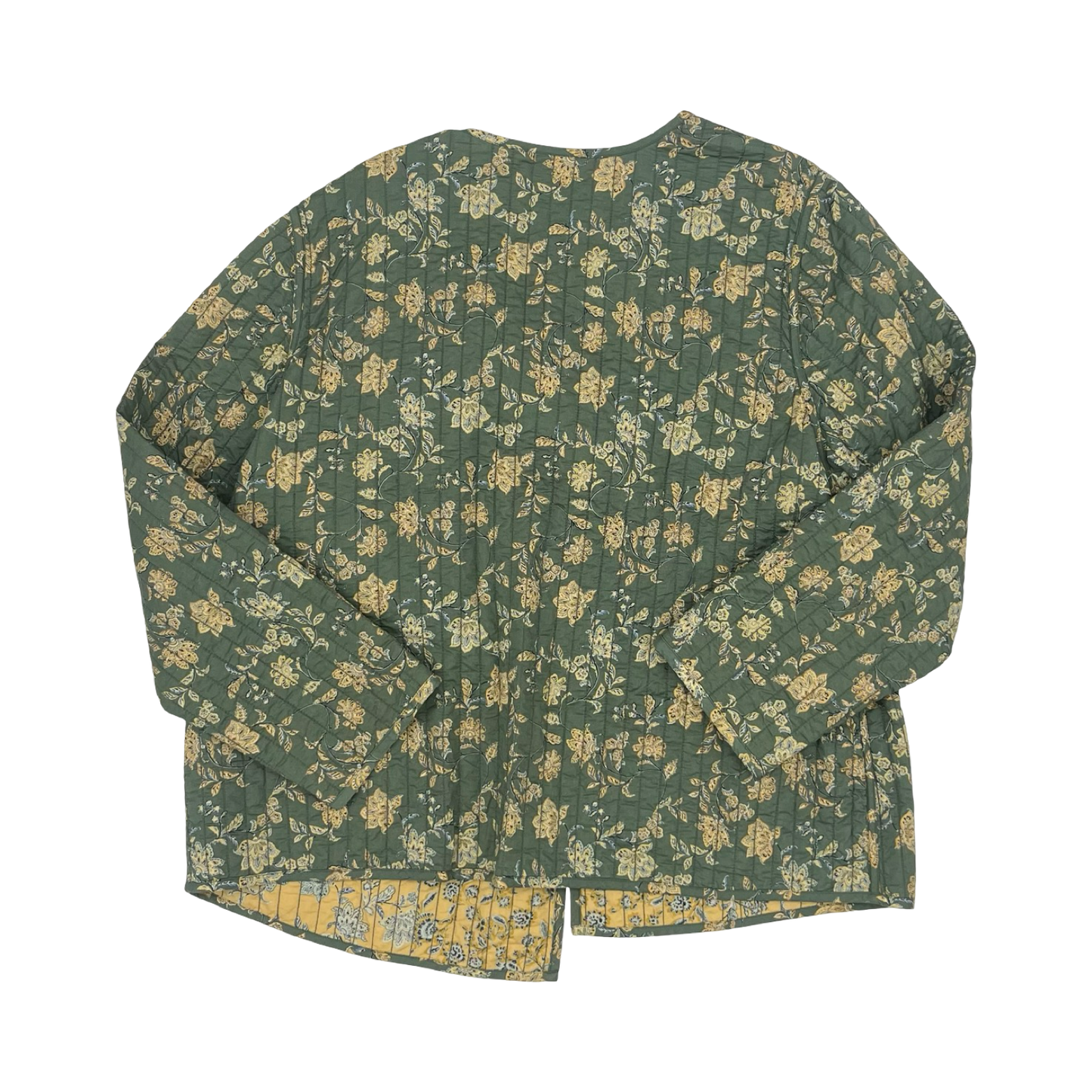 Jacket Puffer & Quilted By Pure Jill In Multi, Size:2X