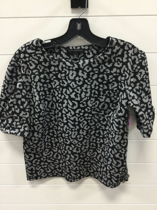 Top Ss By Banana Republic In Black & Grey, Size:Xs