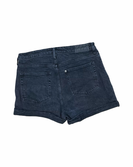 Shorts By H&M In Black, Size:14