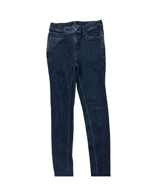 Jeans Skinny By Clothes Mentor In Black Denim, Size:8