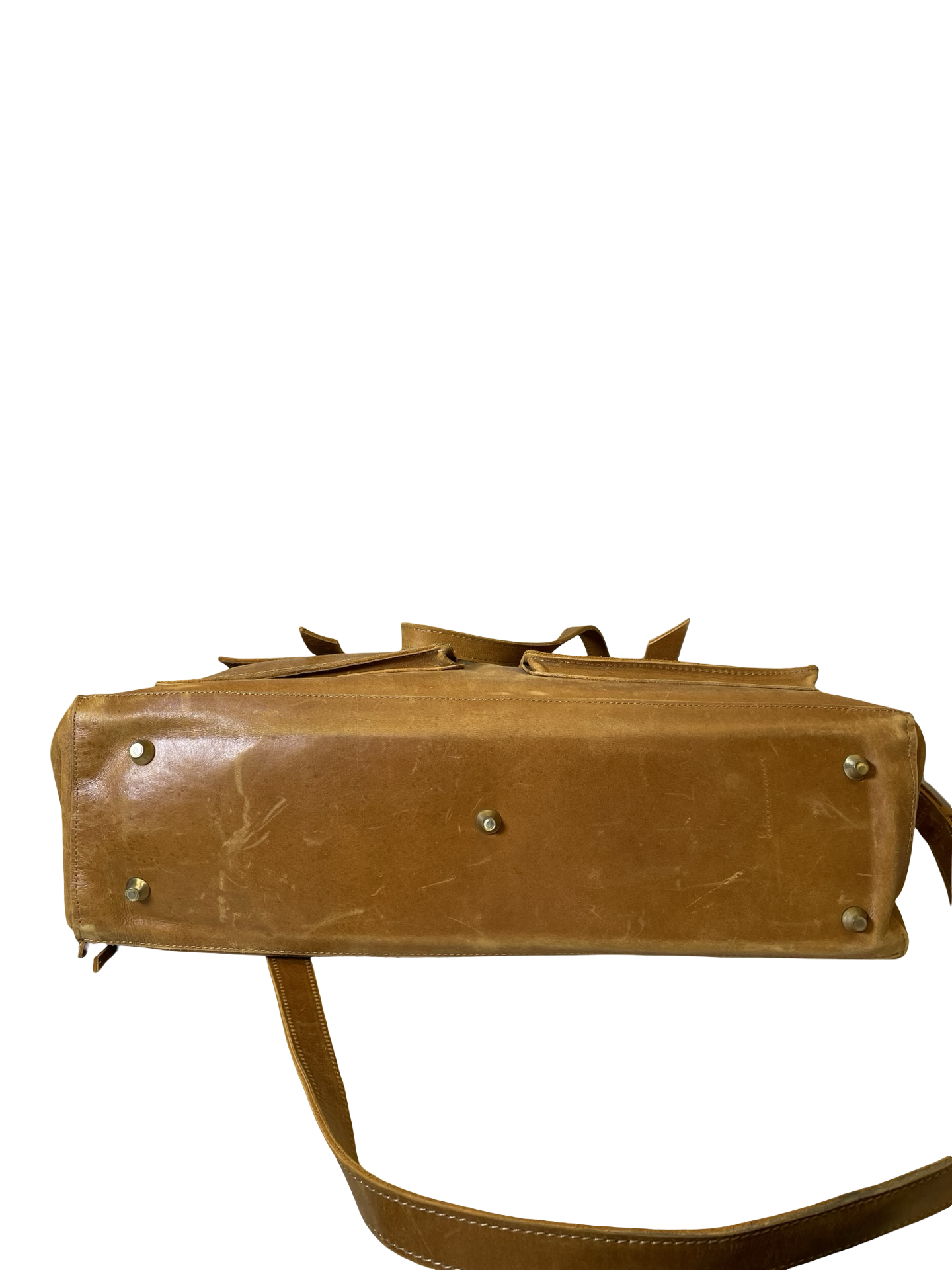 Laptop Bag Leather By RAVEN + LILY, Size: Large