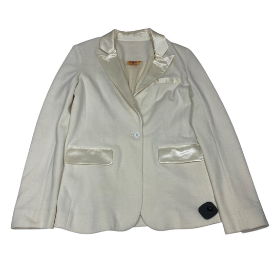 Blazer Designer By Tory Burch In Cream, Size:S