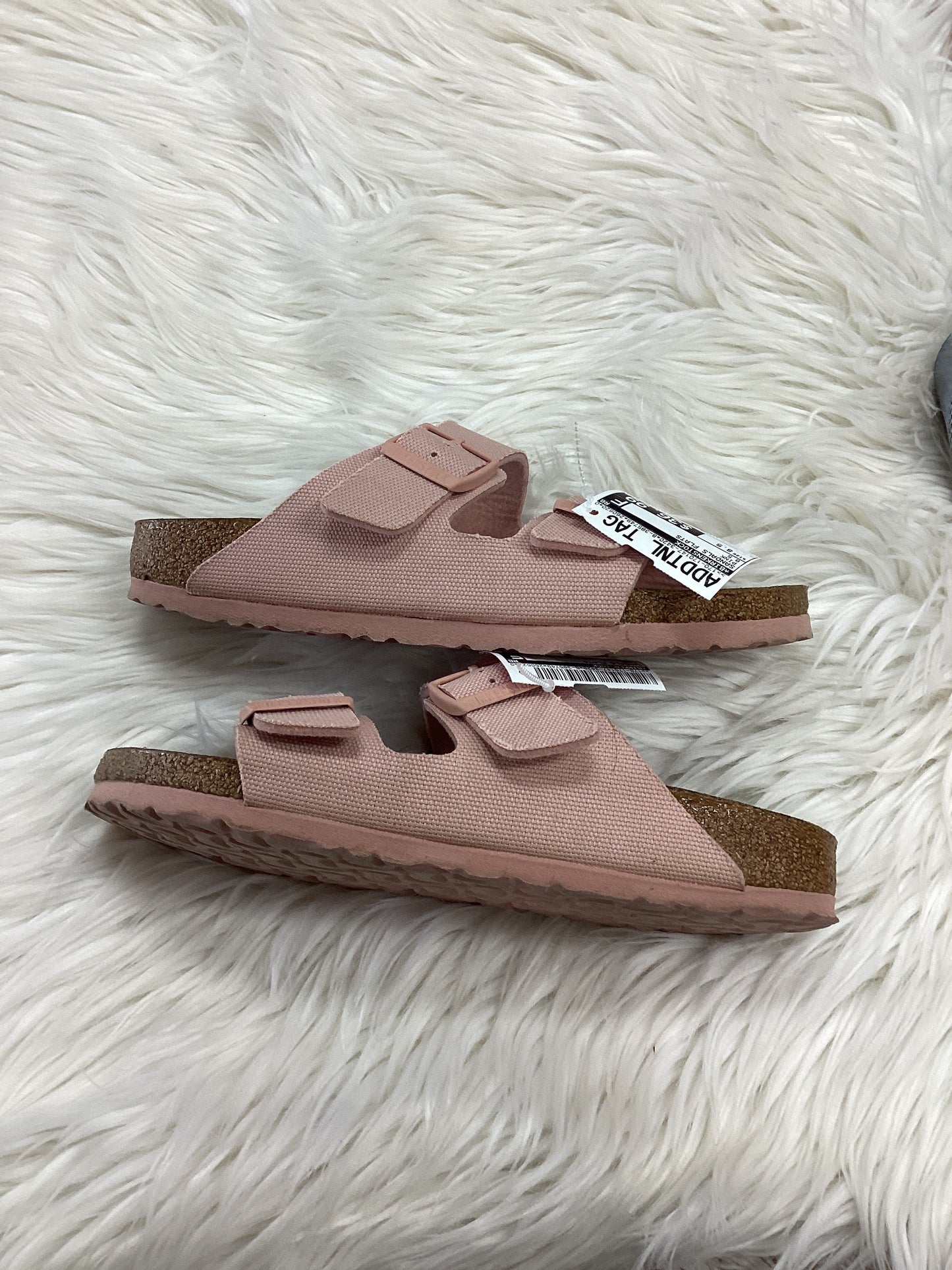 Sandals Flats By Birkenstock In Pink, Size:8.5
