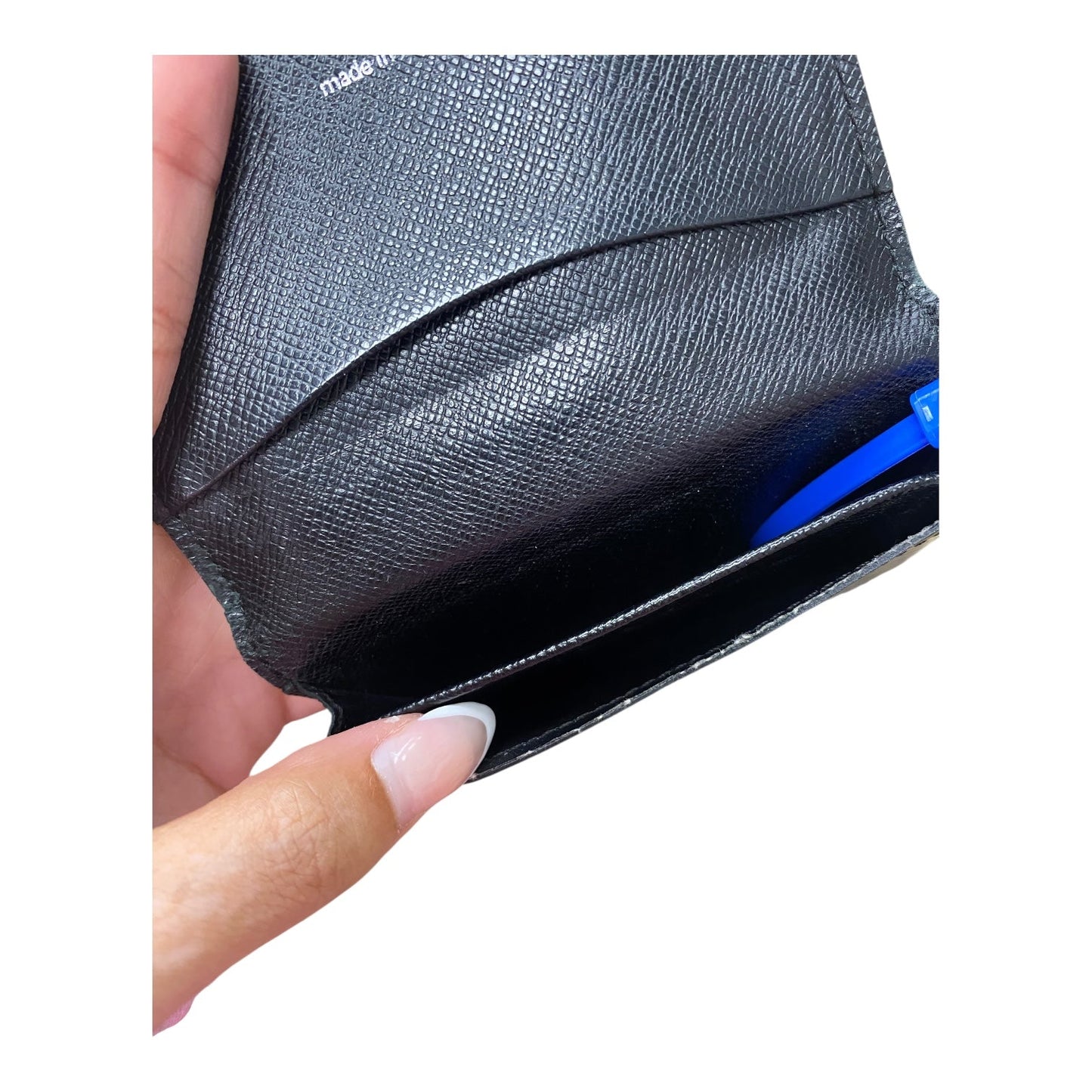 Wallet Luxury Designer By Louis Vuitton In Black, Size:Small