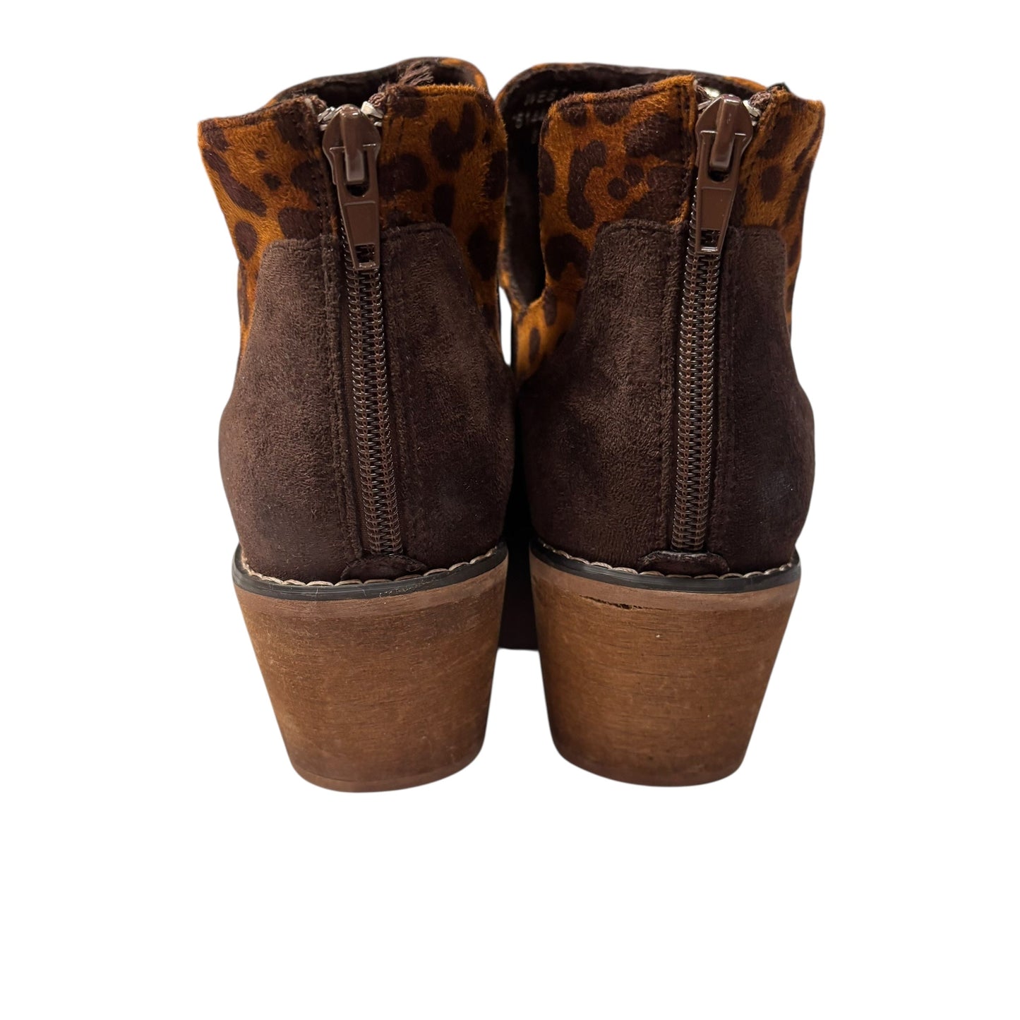 Boots Ankle Heels By Pierre Dumas In Animal Print, Size: 8.5