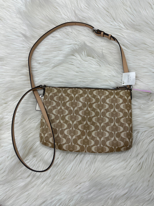 Crossbody Designer By Coach In Tan, Size:Medium