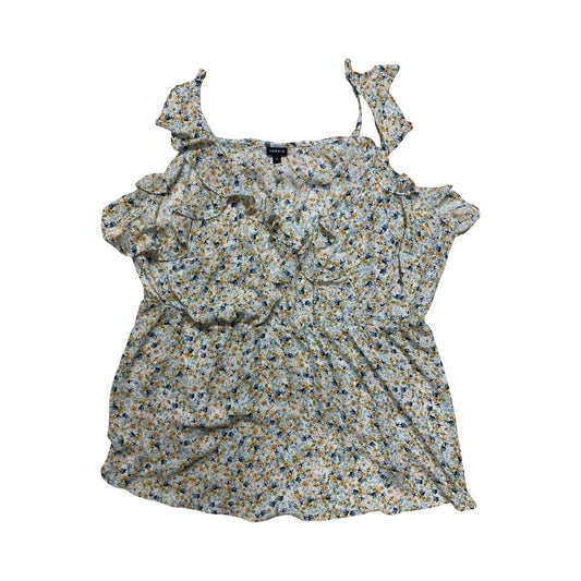 Top Sleeveless By Torrid In Floral Print, Size:4X