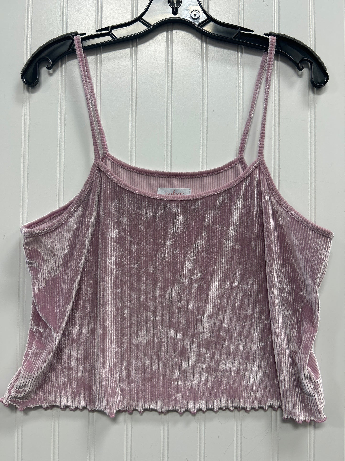 Tank Top By Colsie In Purple, Size:Xl