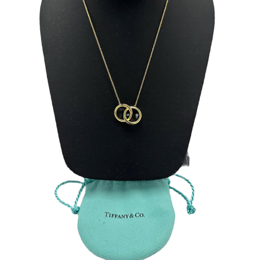 Tiffany & Company 18K Interlocking Circles Designer Luxury Necklace