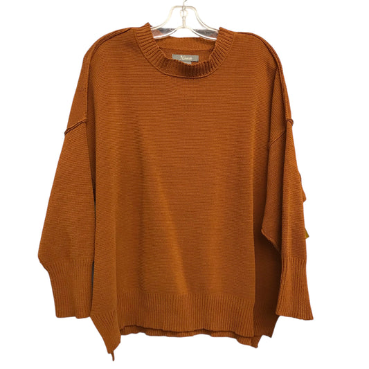 Sweater By Natural Reflections In Brown, Size:M