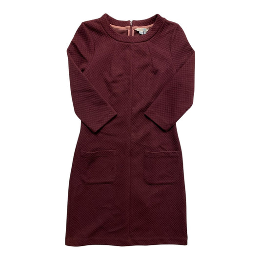 Dress Casual Midi By Boden In Purple, Size:6